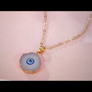 Evil Eye Necklace, Kabbalah, protection, Bridesmaid Jewelry, Gift